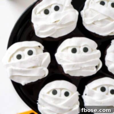 Spooky, sweet Mummy Halloween Cupcakes are the perfect addition to any Halloween celebration, whether it be a killer costume party or a scary movie marathon at home.