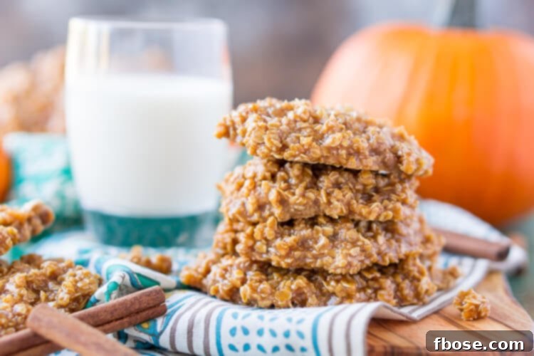 These Pumpkin No Bake Cookies are crazy delicious and so simple to make! Made with oatmeal, pumpkin spice pudding mix, sugar, butter, and more, these cookies will be a hit at home, the office, or a party! Don't let fall pass you by without making a batch!