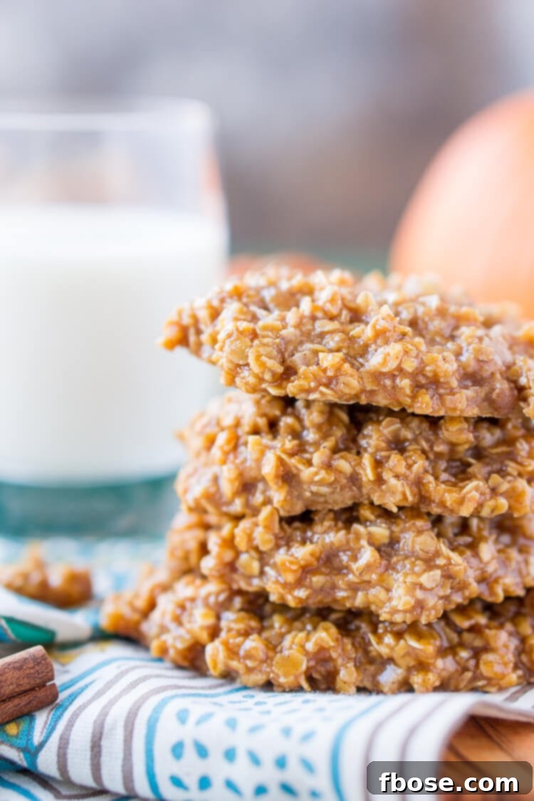 These Pumpkin No Bake Cookies are crazy delicious and so simple to make! Made with oatmeal, pumpkin spice pudding mix, sugar, butter, and more, these cookies will be a hit at home, the office, or a party! Don't let fall pass you by without making a batch!