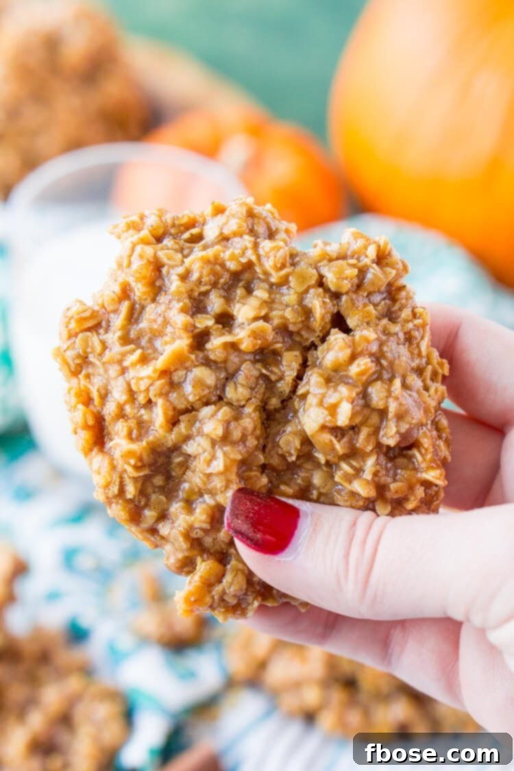 These Pumpkin No Bake Cookies are crazy delicious and so simple to make! Made with oatmeal, pumpkin spice pudding mix, sugar, butter, and more, these cookies will be a hit at home, the office, or a party! Don't let fall pass you by without making a batch!