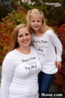 Matching mother-daughter Gilmore Girls shirts, a sweet tribute.