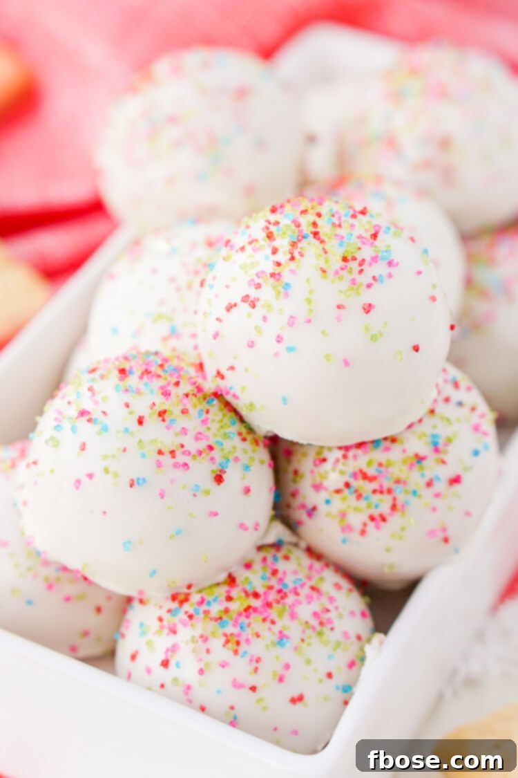 A beautifully arranged selection of Pop Tart Truffles, perfect for a themed gathering.