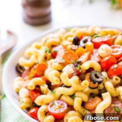 Effortless Antipasti Pasta Salad 7 Antipasti Pasta Salad recipe is loaded with veggies, cheeses, herbs, and meats and coated in a simple balsamic and olive oil dressing.