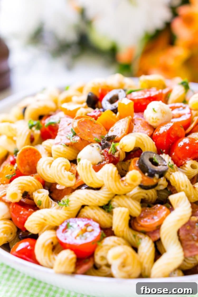Effortless Antipasti Pasta Salad 3 Antipasti Pasta Salad recipe is loaded with veggies, cheeses, herbs, and meats!