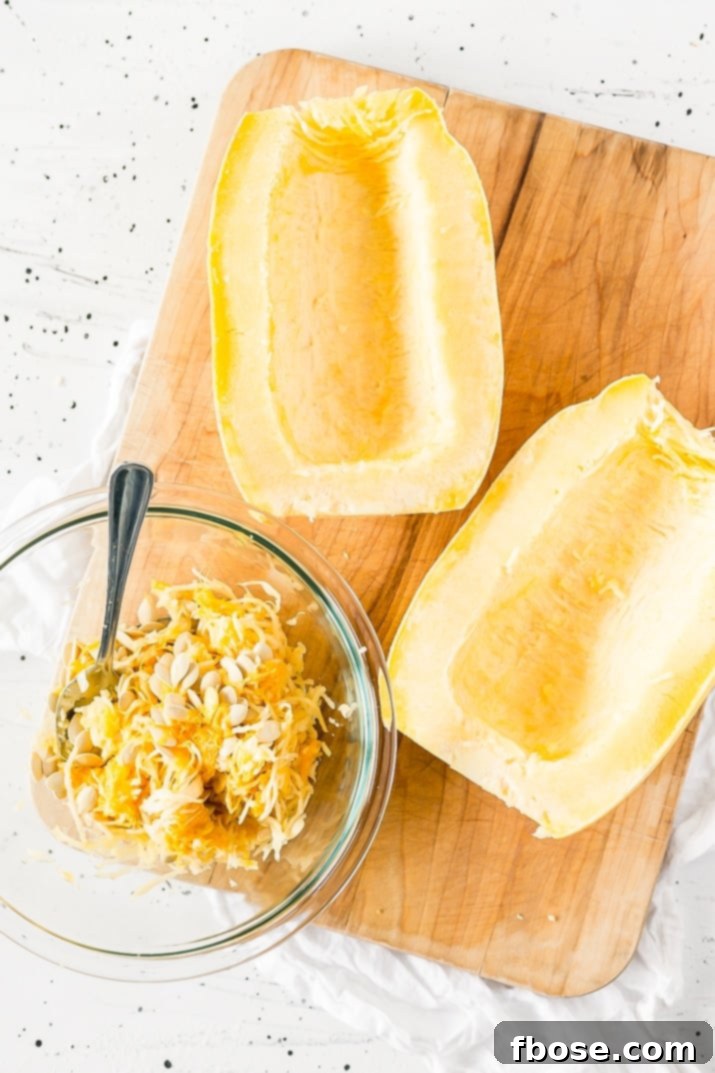 How to Prep Spaghetti Squash