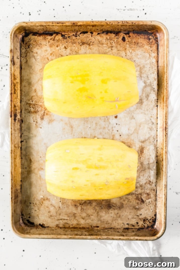 How to Roast Spaghetti Squash