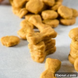 Soft Baked Peanut Butter Pup-kin Cookies homemade dog treats for fall.