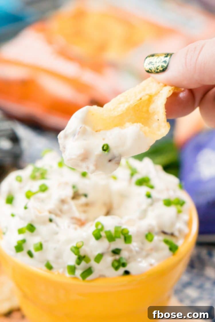 This French Onion Dip is an easy and delicious appetizer recipe!