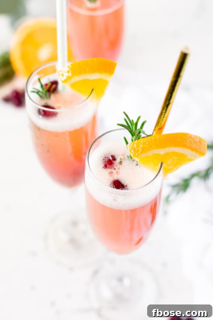 Cranberry Orange Mimosa Recipe