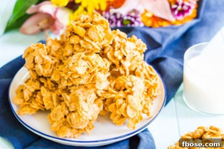 Crispy Butterscotch Cornflake Cookies 5 These Butterscotch Cornflake Cookies are an easy recipe that you can make in just 5 minutes.