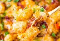 Golden Tater Tot Breakfast Bake
