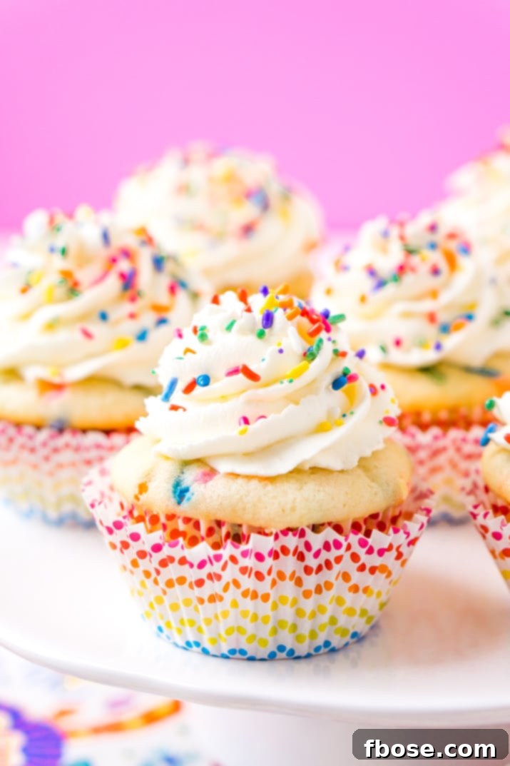 Birthday Cupcakes from scratch.