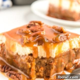This Sea Salt Caramel Carrot Cake Poke Cake is so sweet and delicious, you'll never want any other carrot cake again! Baked to perfection and saturated in sweetened condensed milk, then topped with fluffy frosting and drenched in caramel sauce.