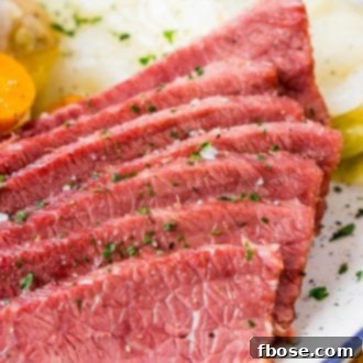 Homemade Corned Beef and Cabbage This Corned Beef and Cabbage recipe is a classic Irish dinner perfect for St. Patrick's Day! The meat is brined for 7 to 10 days in savory spices and the brisket becomes tender and flavorful once cooked.