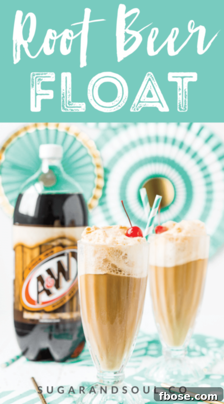 Seven beautifully made A&W Root Beer Floats, each topped with whipped cream and a cherry, arranged on a rustic wooden surface, highlighting their festive and indulgent nature.