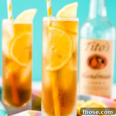 Sweet Tea is a Southern Staple in the heat of summer, make it the traditional way or spike it with vodka for a refreshing cocktail.