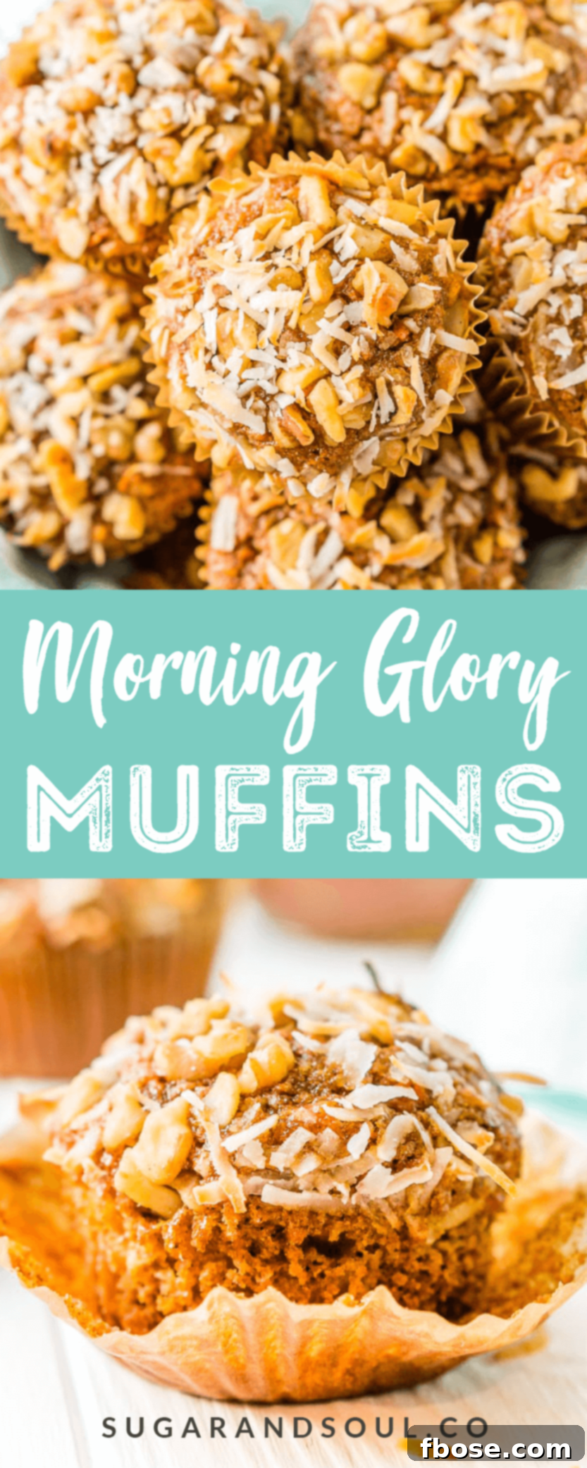 Pin this wholesome Morning Glory Muffins recipe to your board for a quick and healthy breakfast idea!