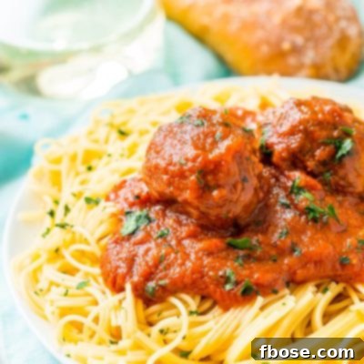Mix up these Easy Crockpot Meatballs in the morning and stick ‘em in the slow cooker while you continue your day. The result is tender, mouthwatering Italian Meatballs drenched in your favorite pasta sauce.