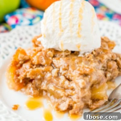 Apple Dump Cake is a 4-ingredient recipe that results in a delicious fall dessert somewhere between apple cake and apple crisp!