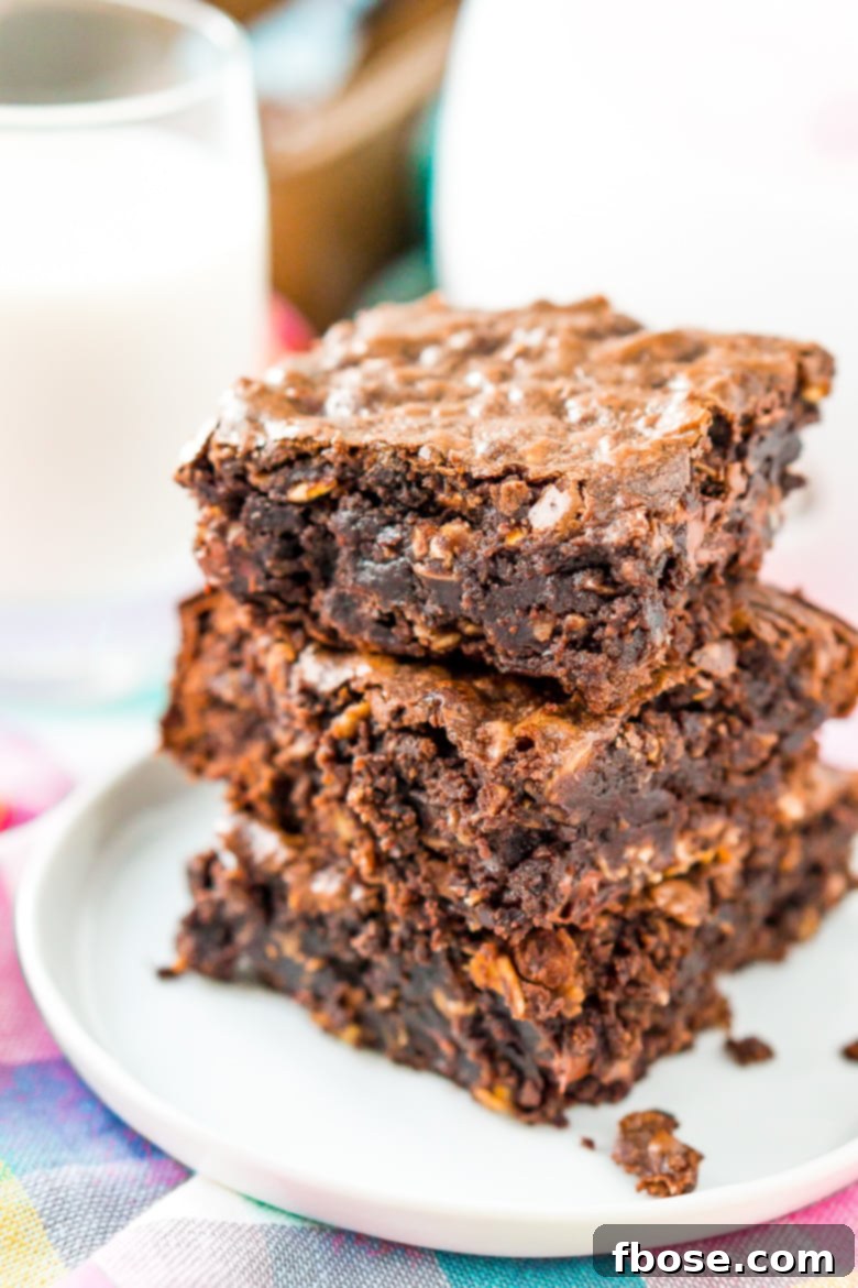 Lactation Brownies are an easy dessert that helps increase milk production with added ingredients like coconut milk, Brewer's yeast, and oatmeal!