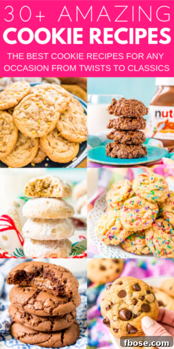 Looking for some delicious Cookie Recipes for the holidays or just because? You'll love this list of a variety of over 30 delicious recipes to cure your cookie cravings!