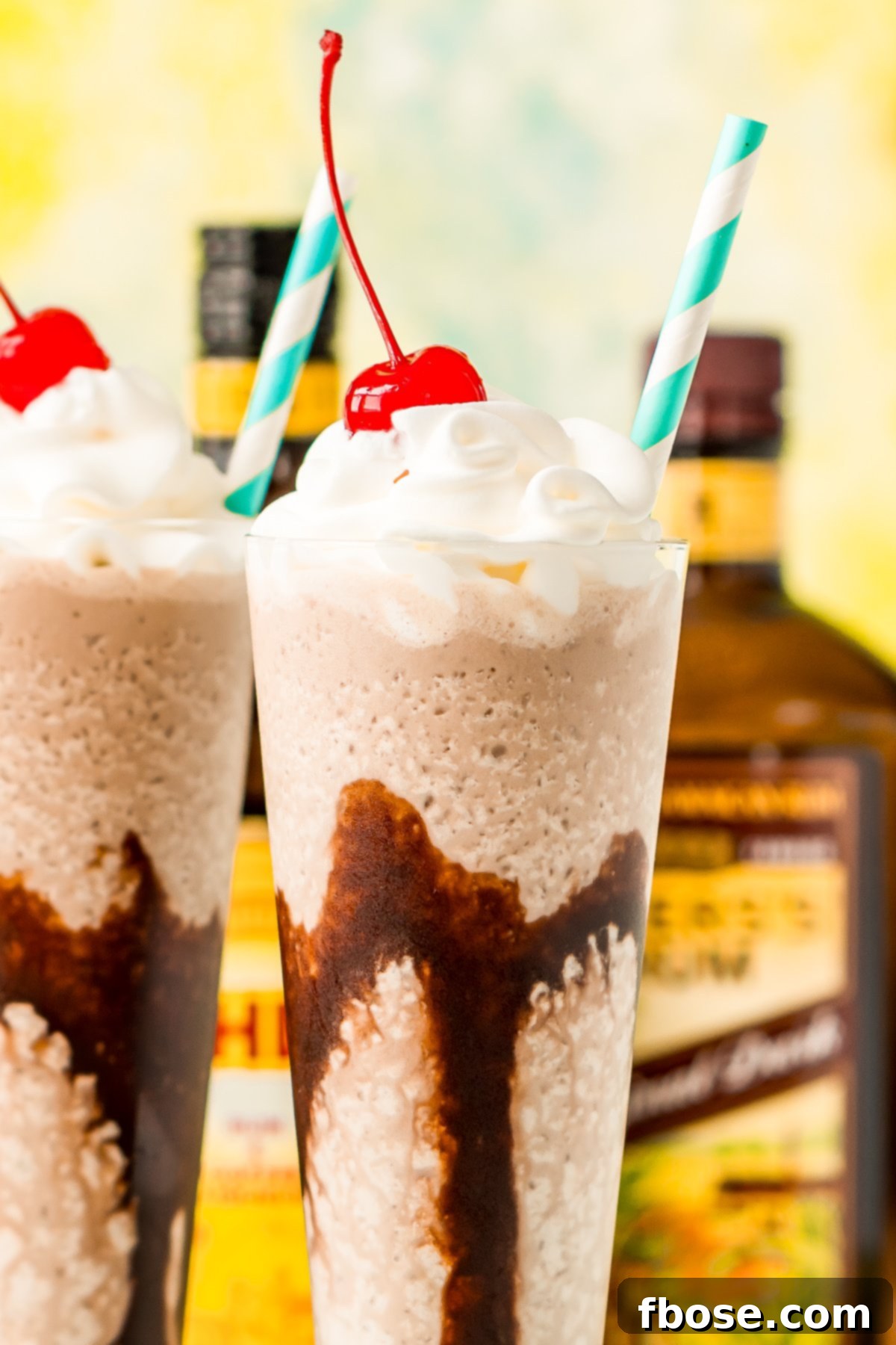 This Dirty Banana cocktail recipe is a dangerously delicious and boozy frozen drink recipe loaded with rum, banana, coffee, and chocolate flavors!