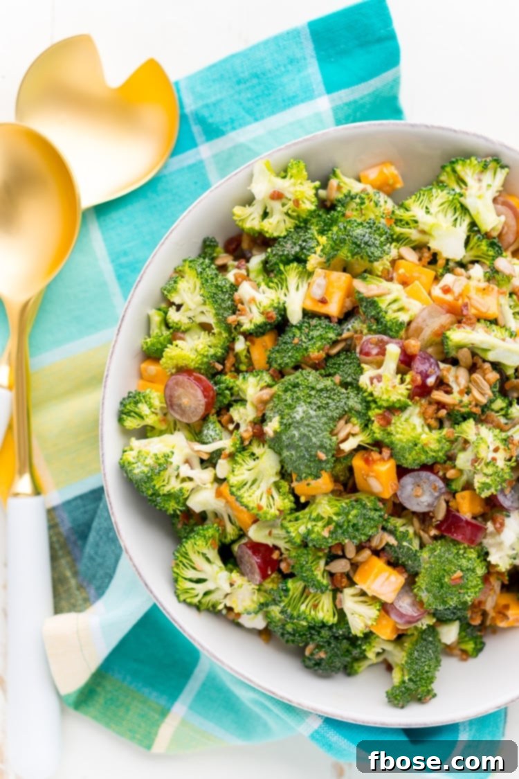 Sweet Broccoli Salad side dish recipe