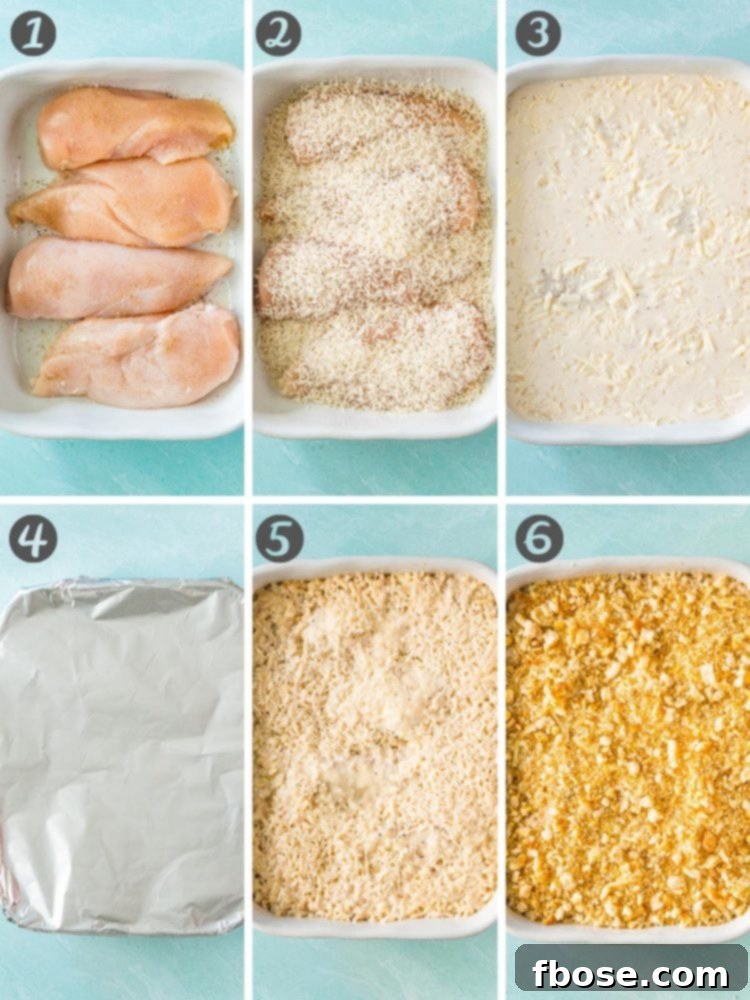 step by step photos for how to make chicken and rice casserole.