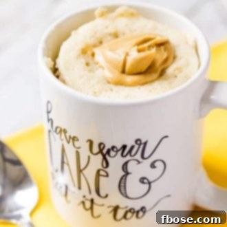 Quick Peanut Butter Oatmeal Mug Cake 5 img 5115 4