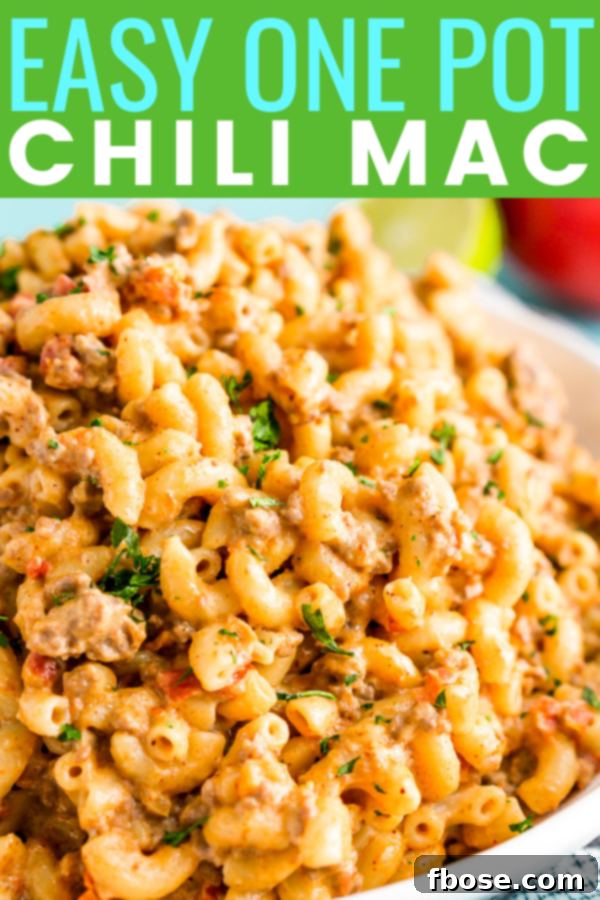 This One-Pot Chili Mac n Cheese is the perfect cheesy recipe for lazy Sundays or a weeknight dinner. It requires minimal prep and is ready in just 30 minutes and combines two of the BEST comfort foods around!