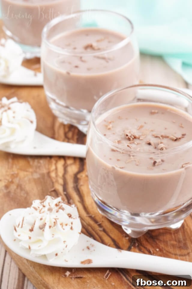 A tray of Chocolate Cream Pie Shots ready to be served