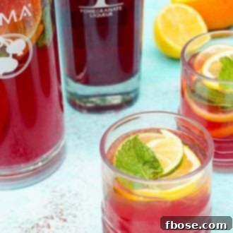 Pomegranate Citrus Rum Punch