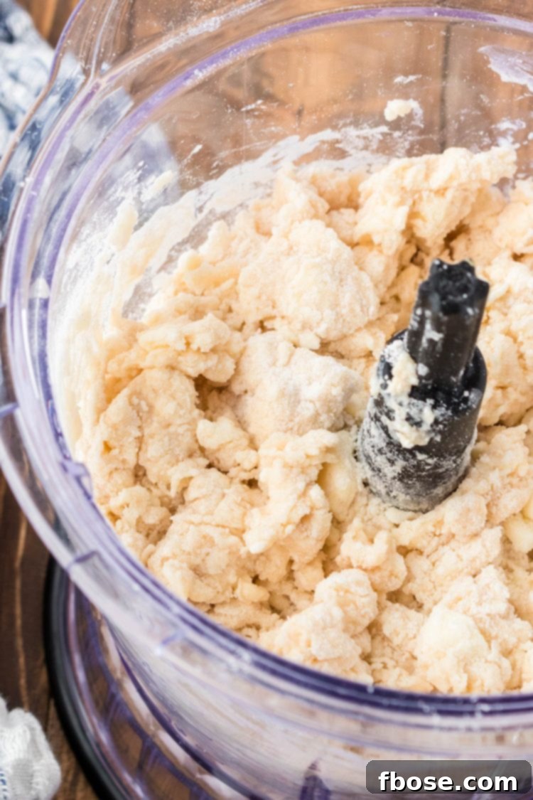 cobbler topping in a food processor.