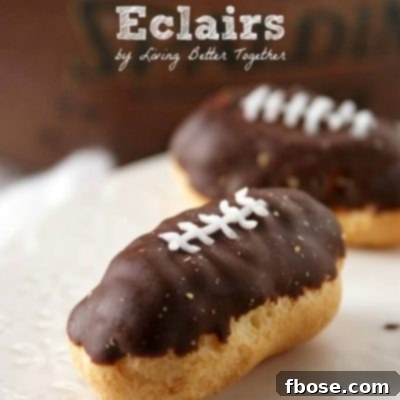 Mini Football Eclairs