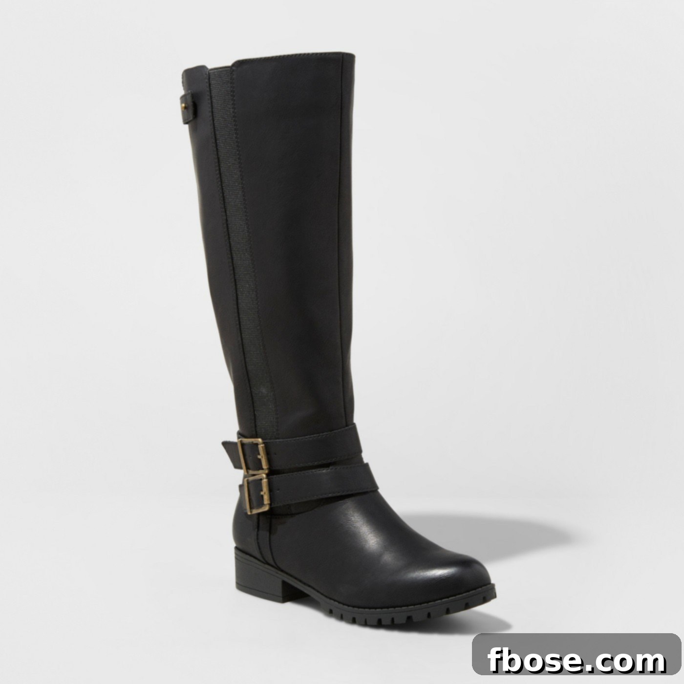 Stylish buckle riding boots, offering a blend of comfort and elegance for an upgraded footwear collection.