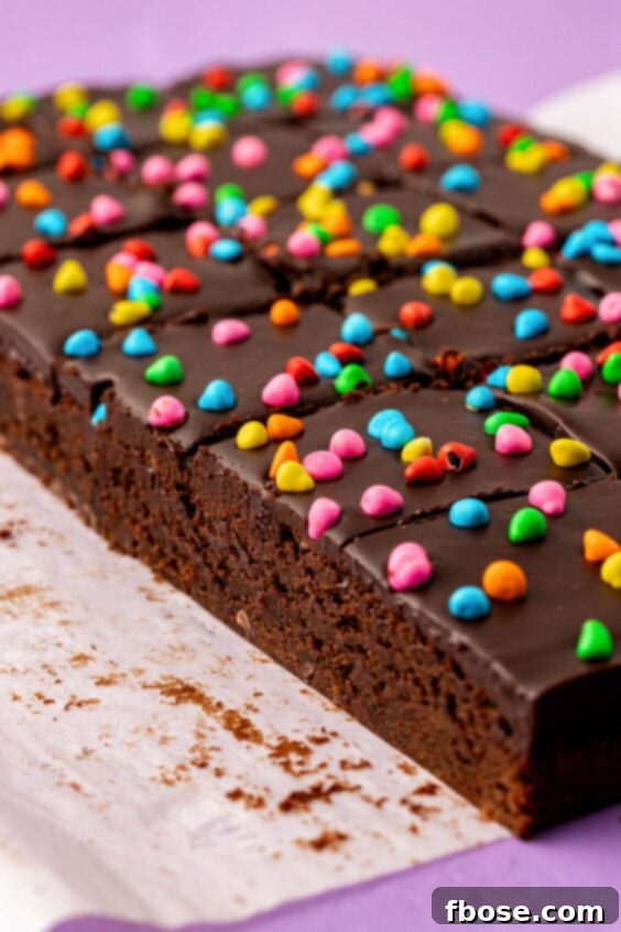 Cosmic brownie recipes on a piece of parchment paper.