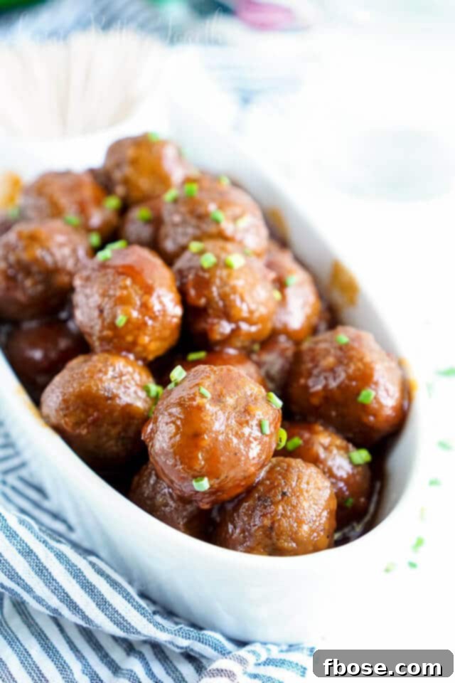 Delicious Maple Chili Meatballs, a perfect sweet and spicy appetizer for any party.