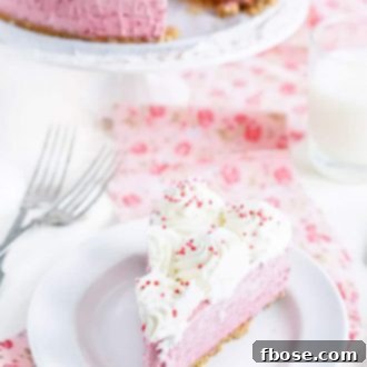 No Bake raspberry cheesecake